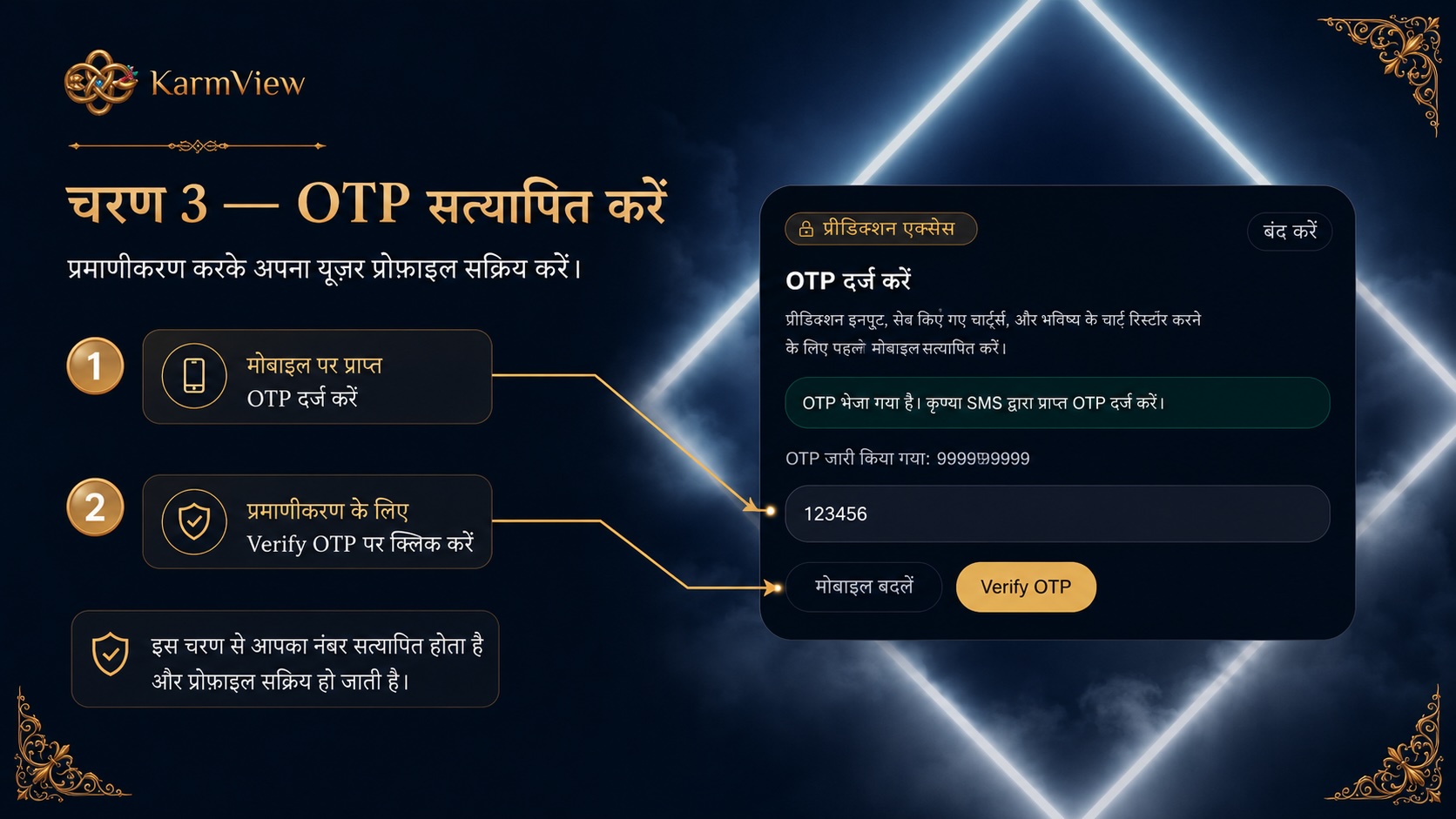 Karmview Hindi user guide page 3